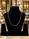 Elegant Silver Beaded Pendant