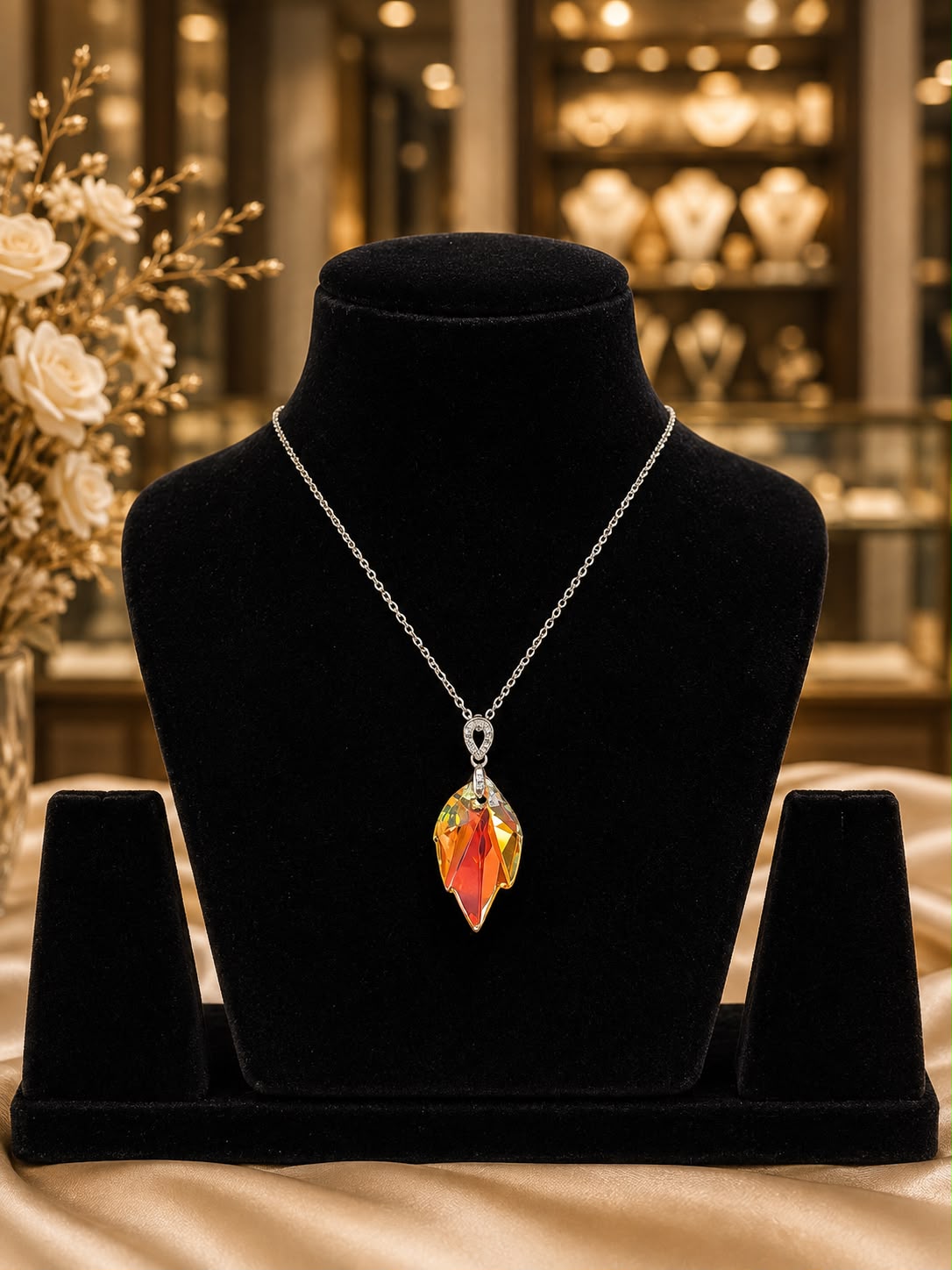 Elegant Multicolor Crystal Pendant ✨