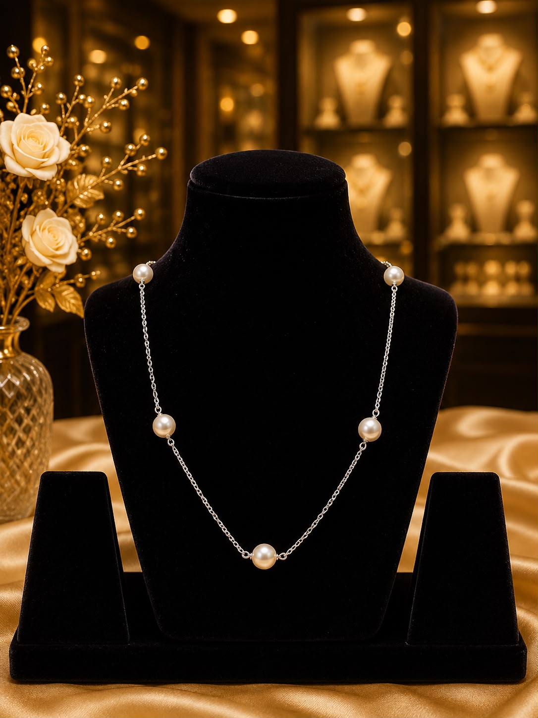Elegant Pearl Beaded Pendant ✨
