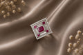 Ruby Geometric Statement Ring