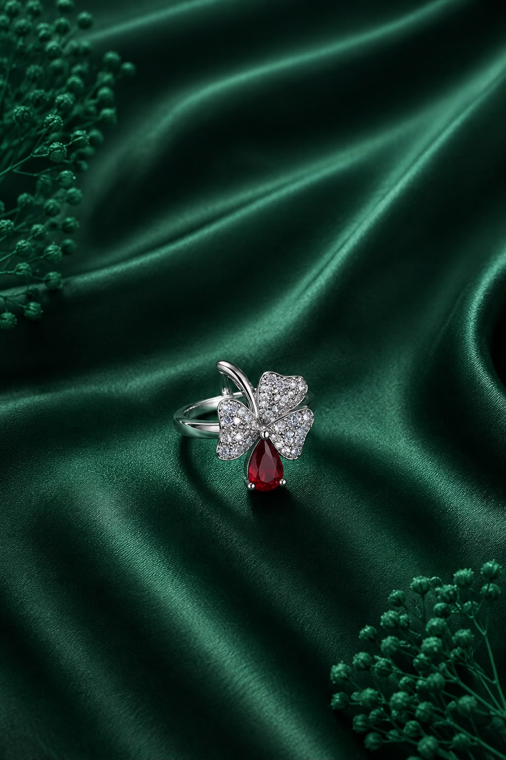 Ruby Butterfly Statement Ring