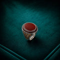 Red Gemstone Statement Ring
